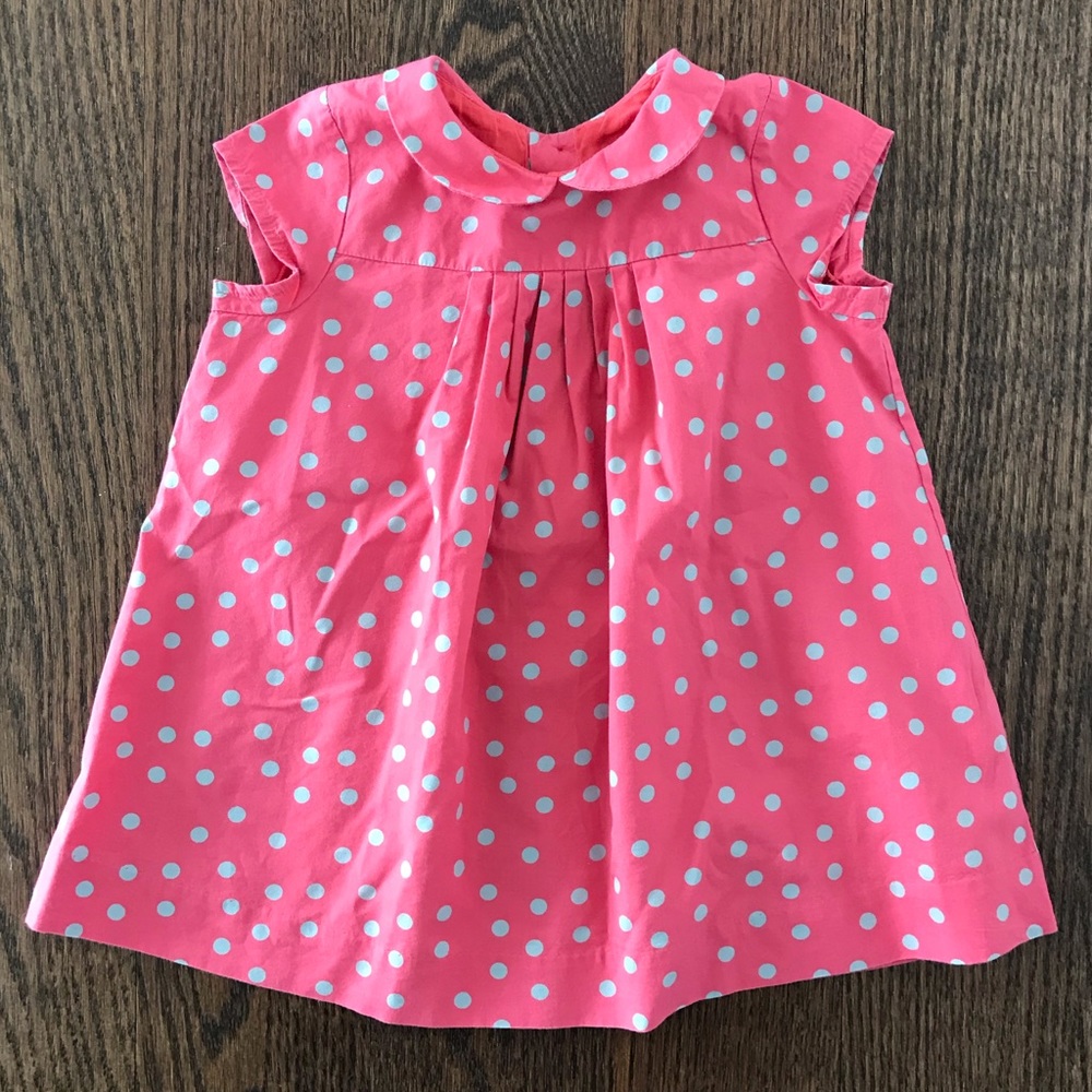Bonpoint 12M Clemence Polka Dot Dress